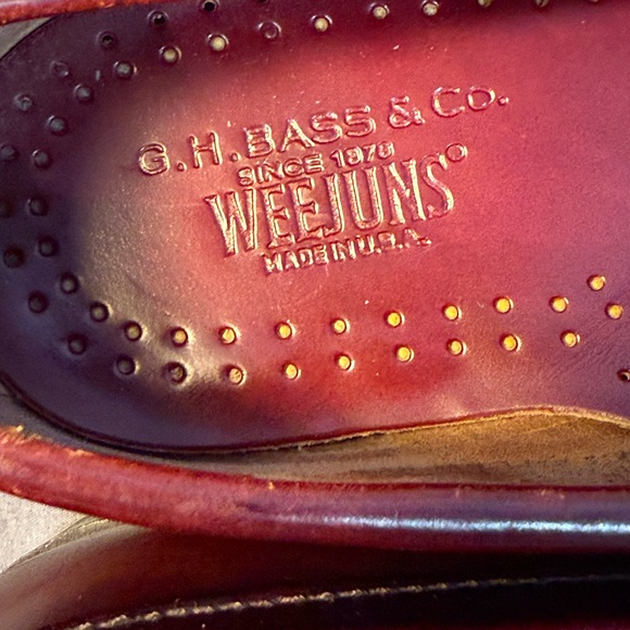 G.H. Bass & Co. Burgundy Loafers